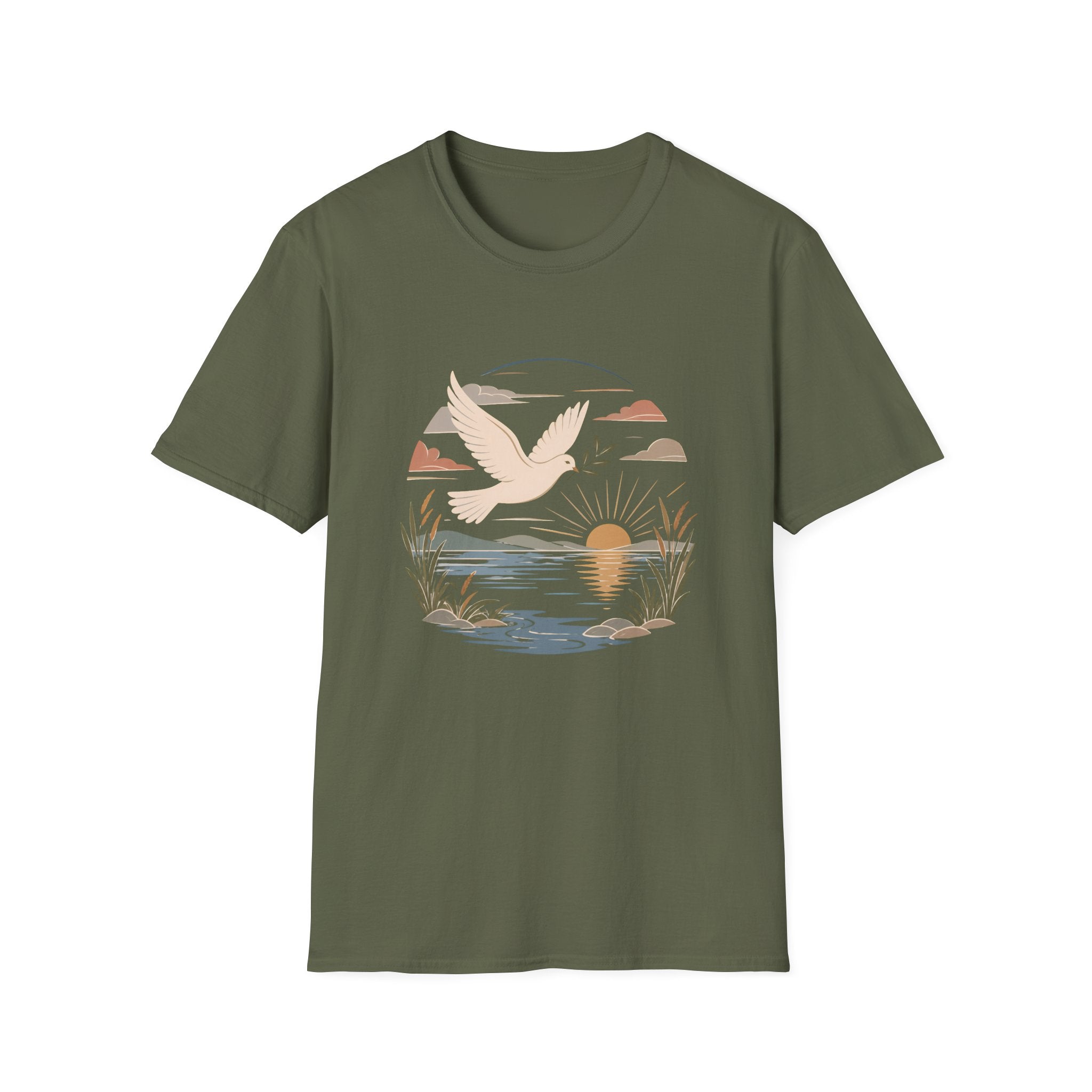 Dove Over Water T-Shirt