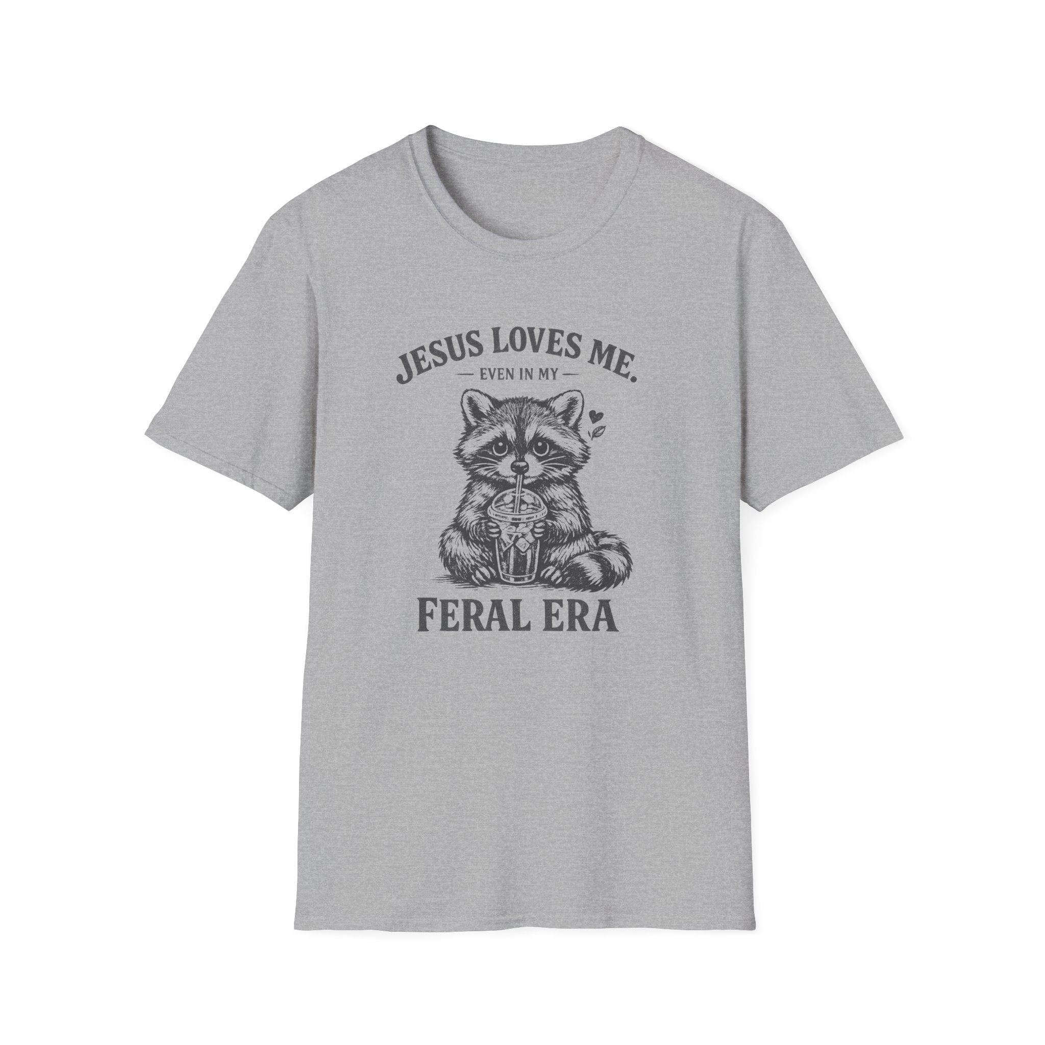 Jesus Loves Me Raccoon T-Shirt