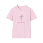 Held Not Hurried Floral Cross T-Shirt