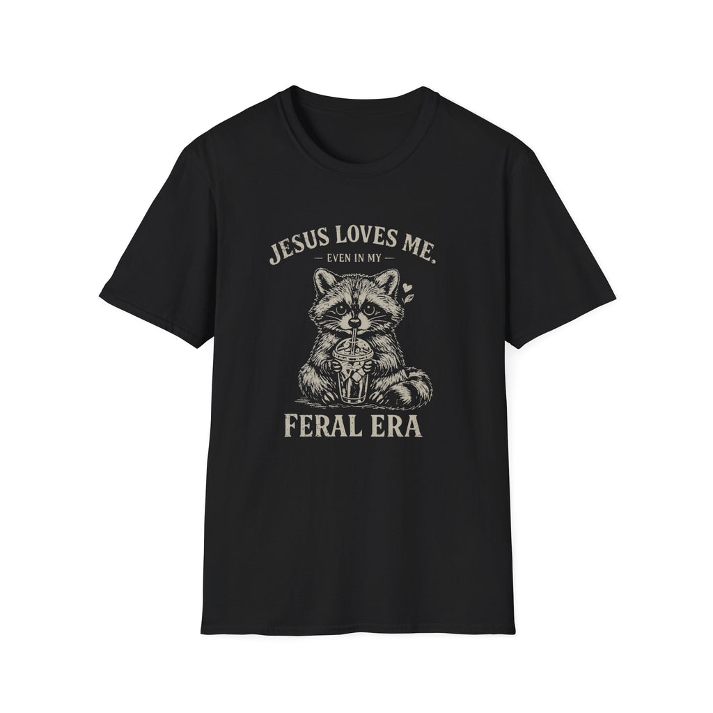 Jesus Loves Me Raccoon T-Shirt