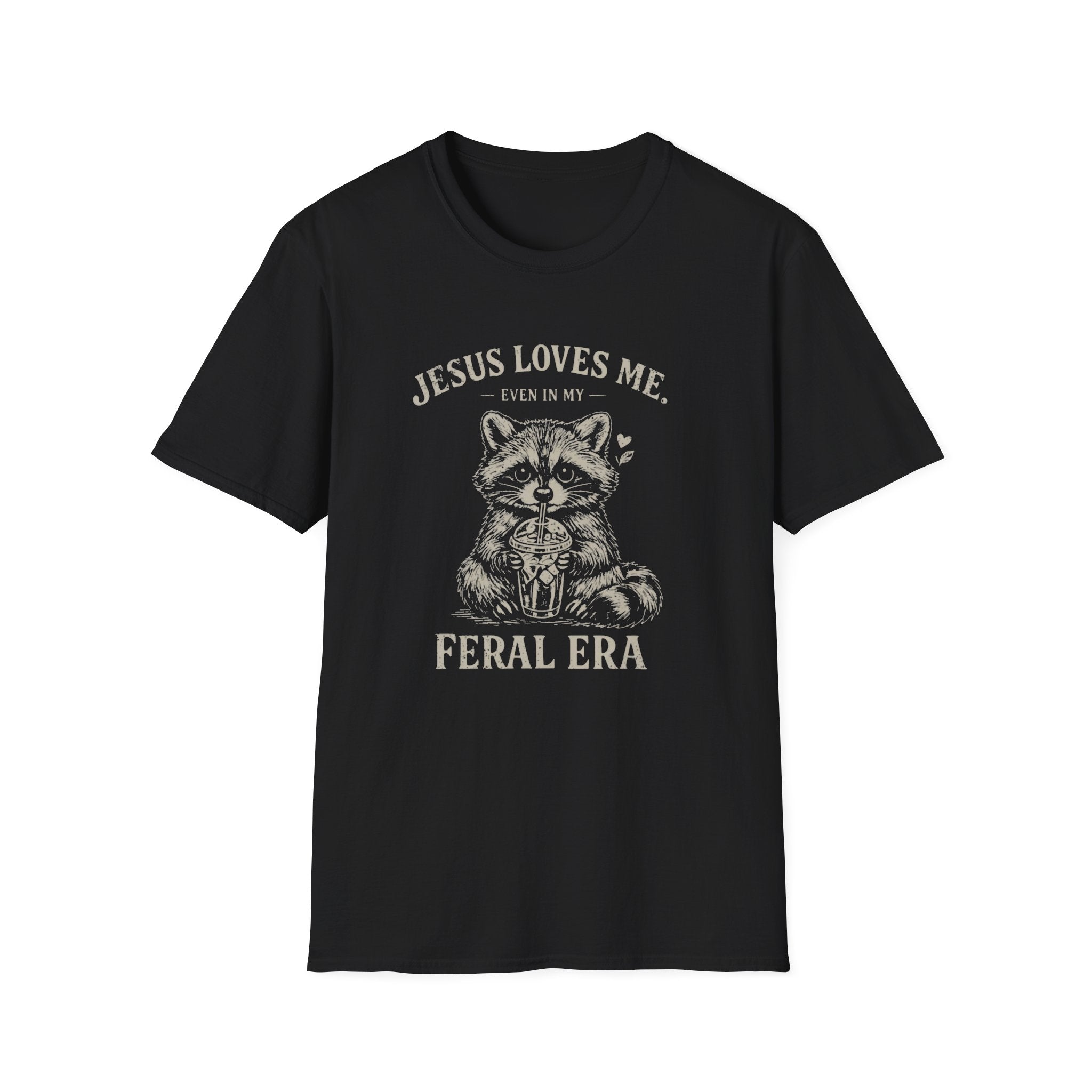 Jesus Loves Me Raccoon T-Shirt