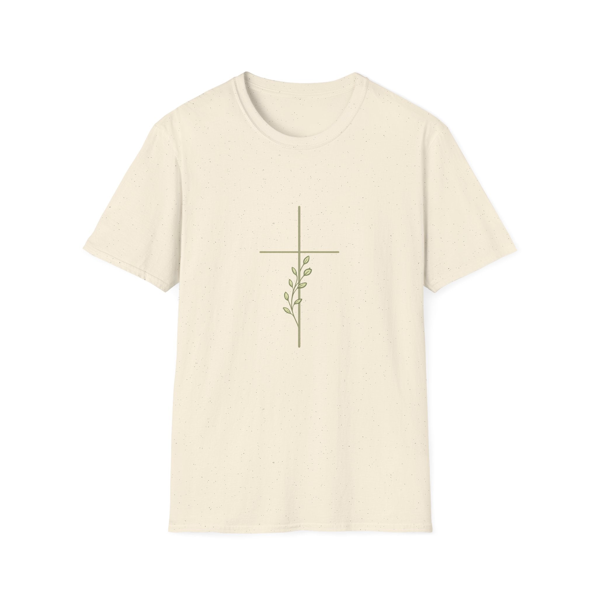 Floral Thin Cross T-Shirt