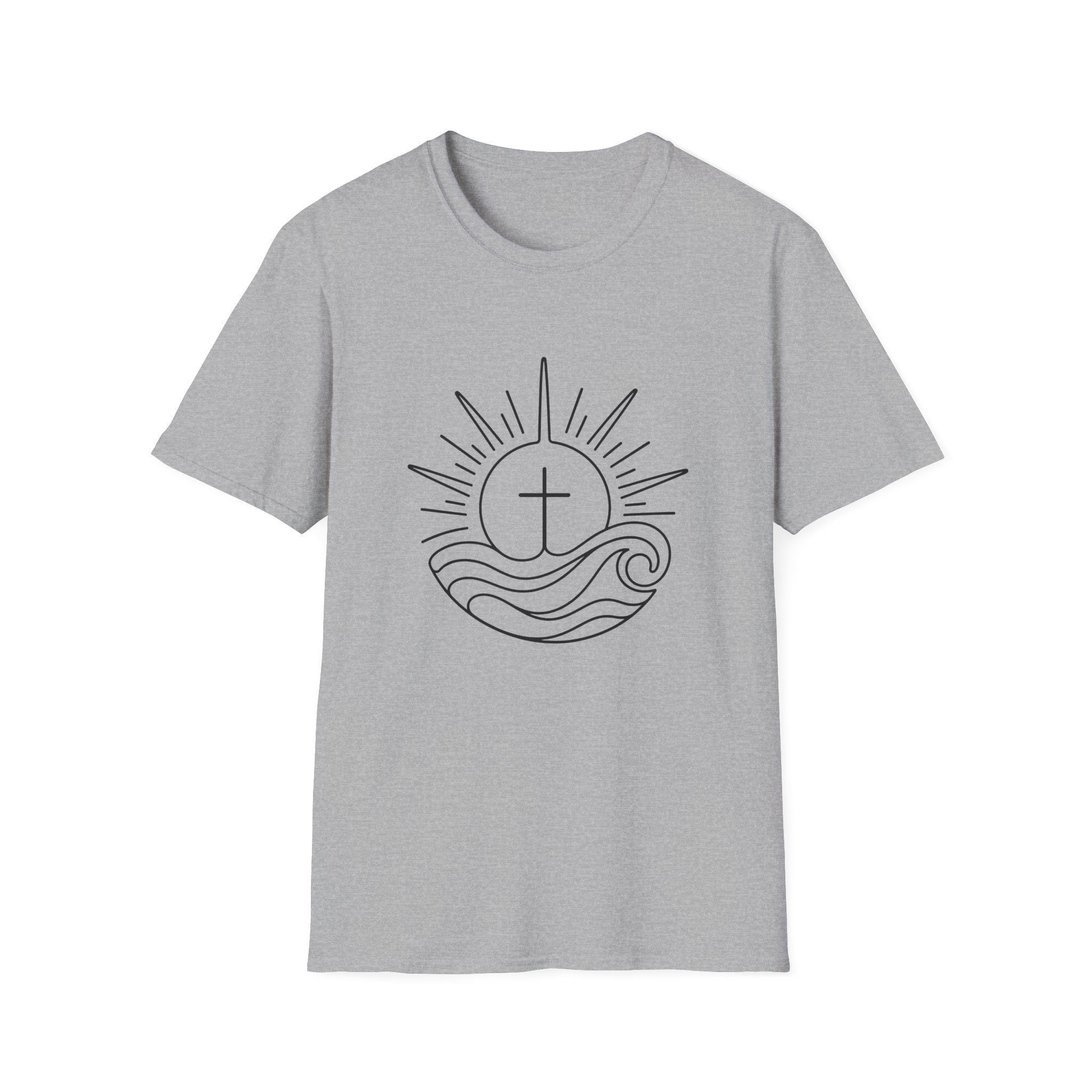 Cross Circle Waves T-Shirt