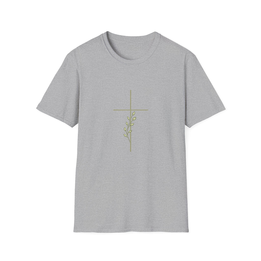 Floral Thin Cross T-Shirt