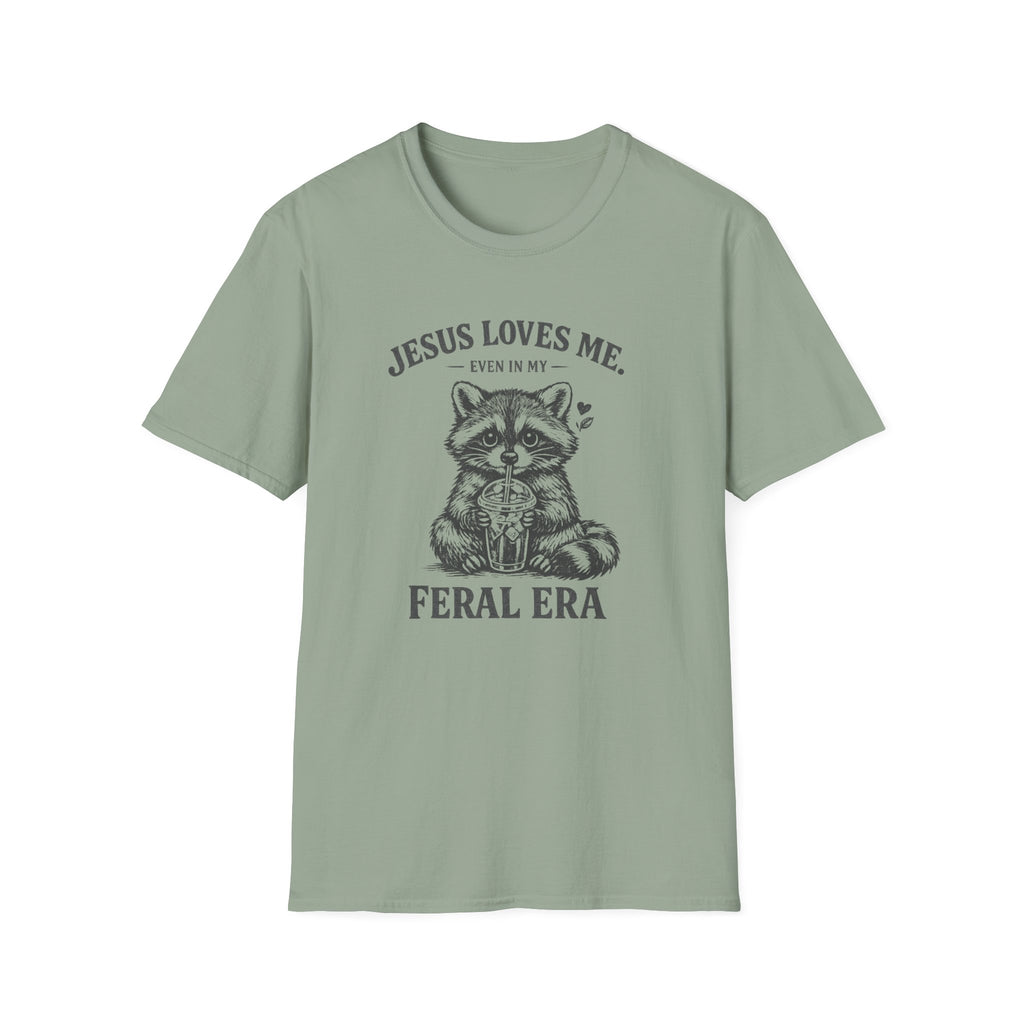 Jesus Loves Me Raccoon T-Shirt