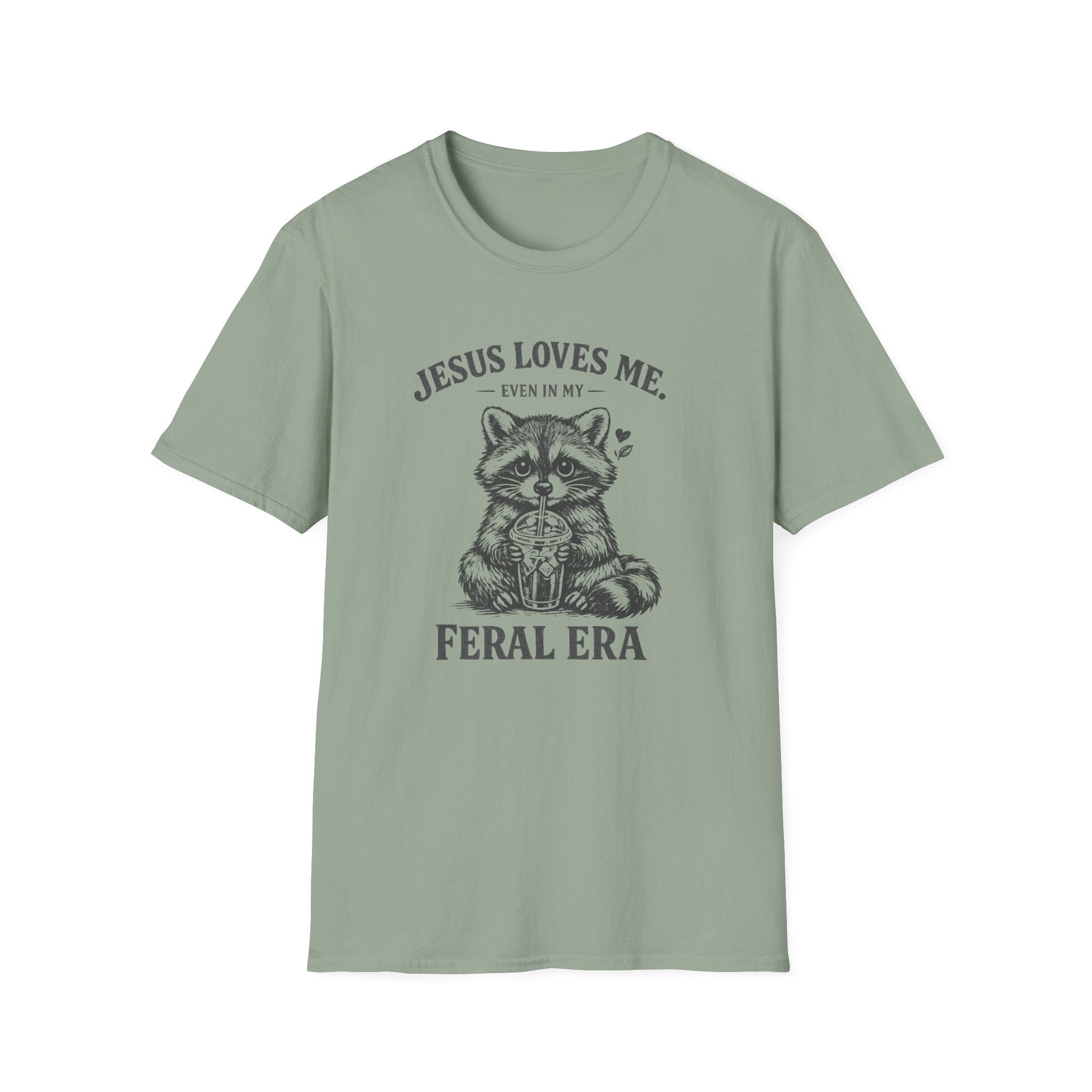 Jesus Loves Me Raccoon T-Shirt