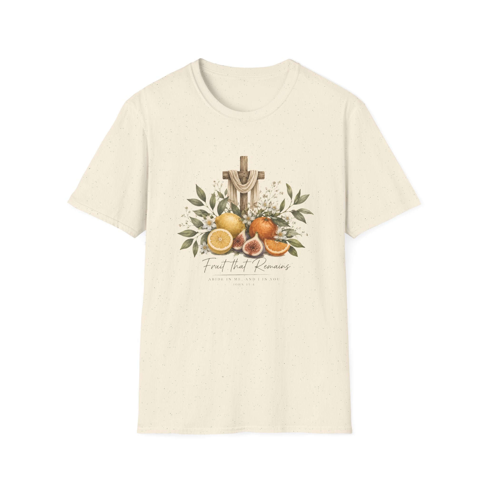 Fruit That Remains Cross with Citrus Floral T-Shirt