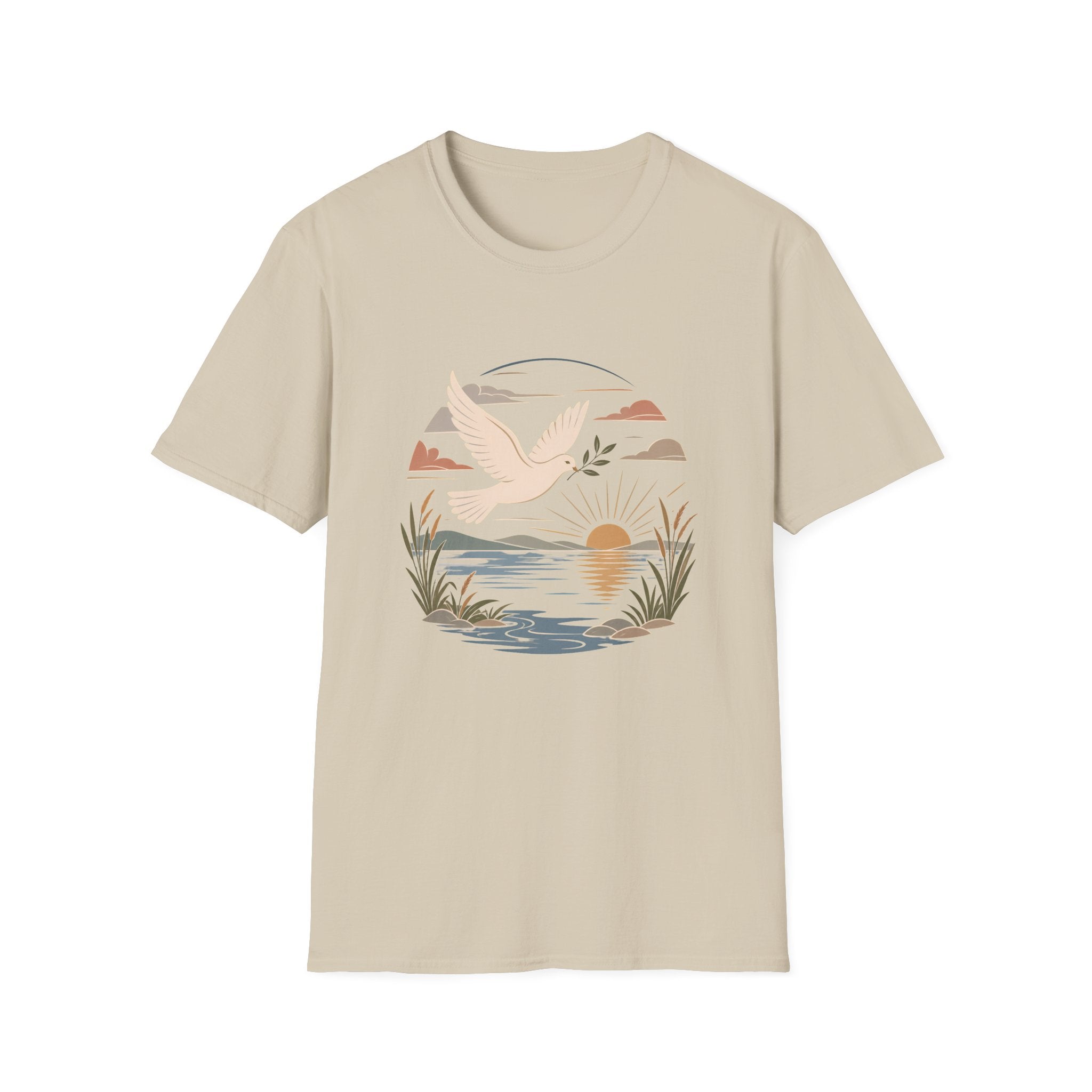 Dove Over Water T-Shirt