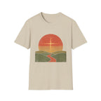 Retro Sunset and Cross T-Shirt