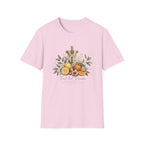 Fruit That Remains Cross with Citrus Floral T-Shirt