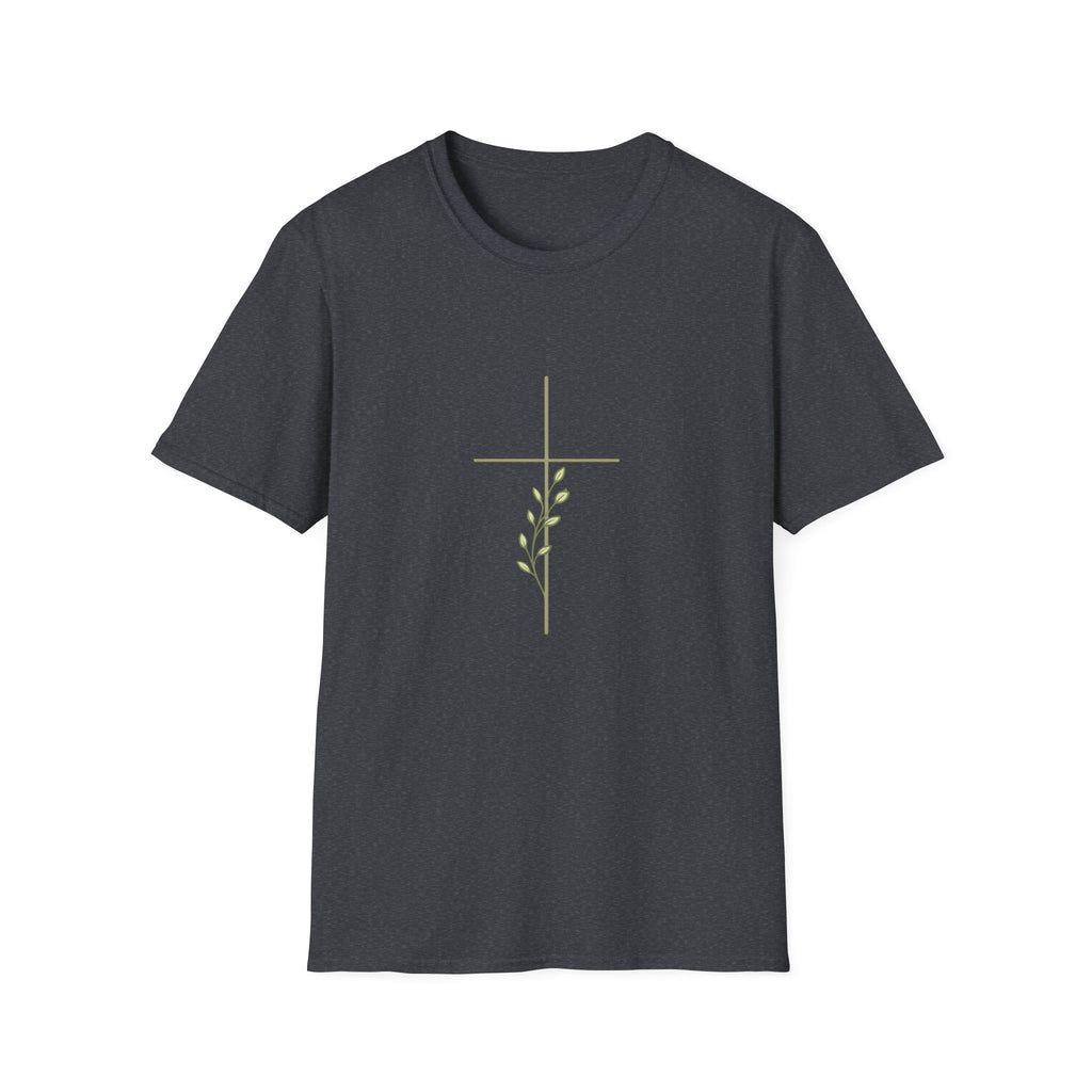 Floral Thin Cross T-Shirt