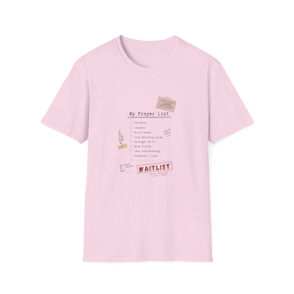 Prayer List T-Shirt