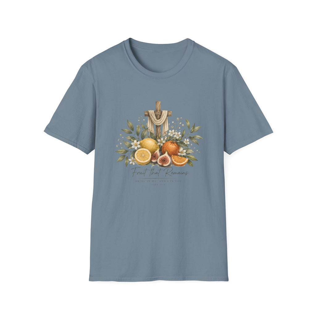 Fruit That Remains Cross with Citrus Floral T-Shirt