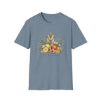 Fruit That Remains Cross with Citrus Floral T-Shirt