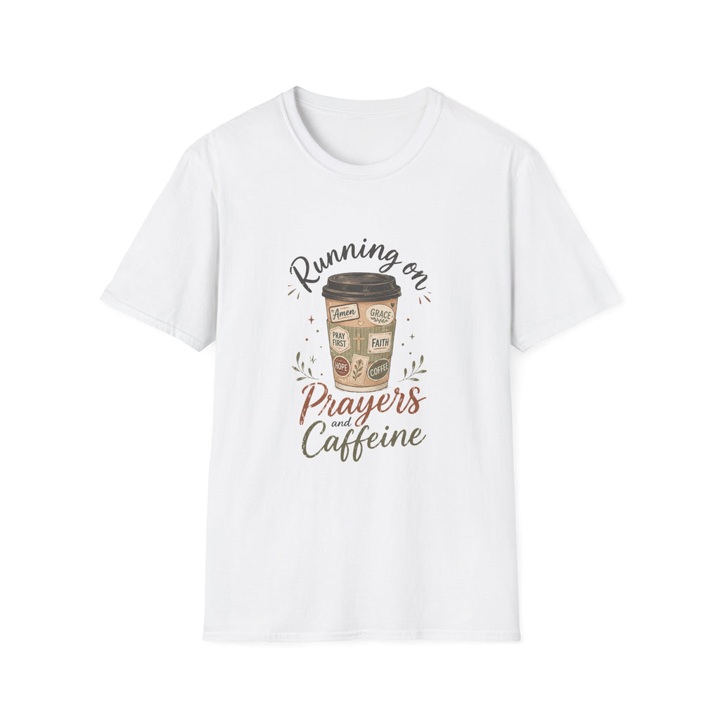 Running on Prayers Caffeine T-Shirt