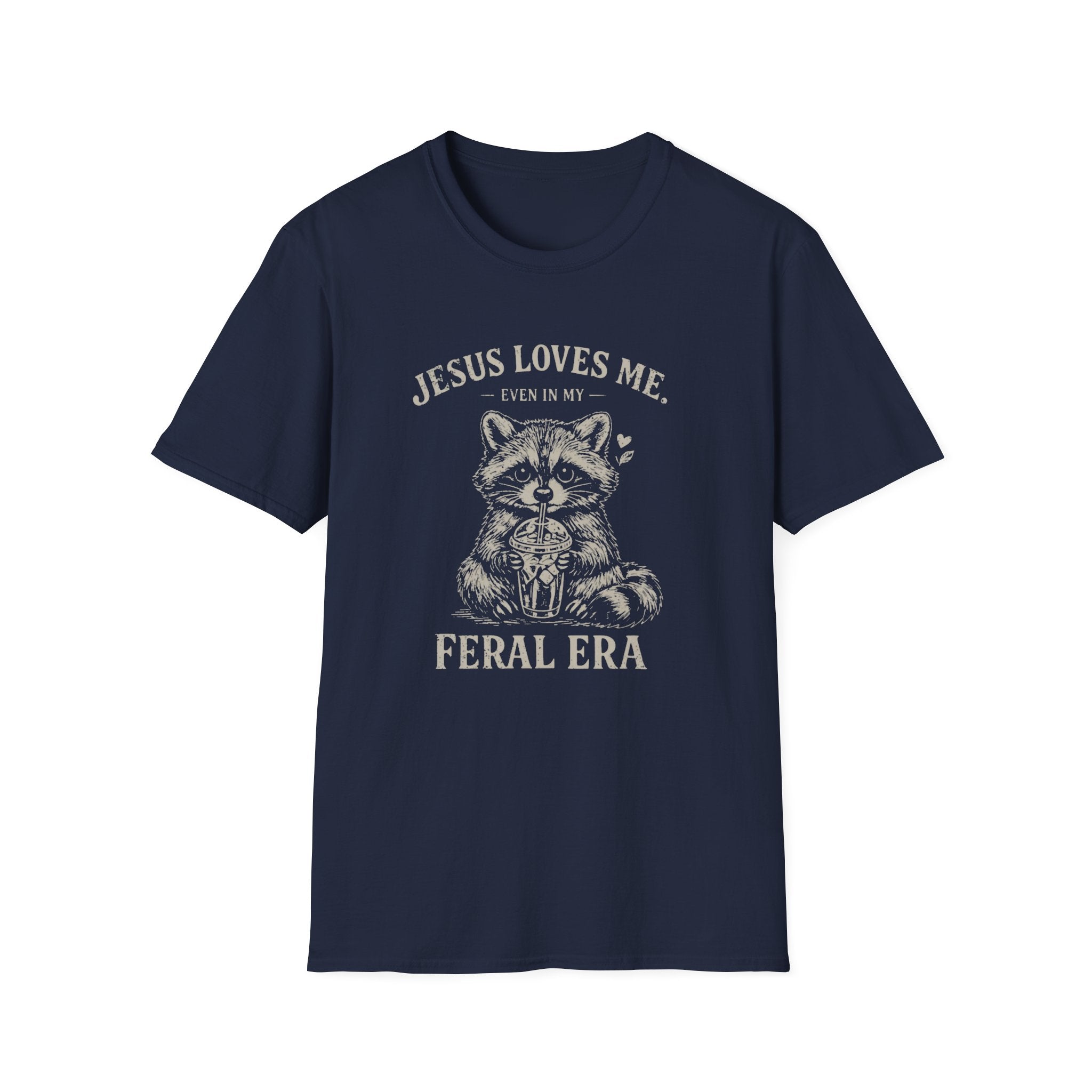Jesus Loves Me Raccoon T-Shirt