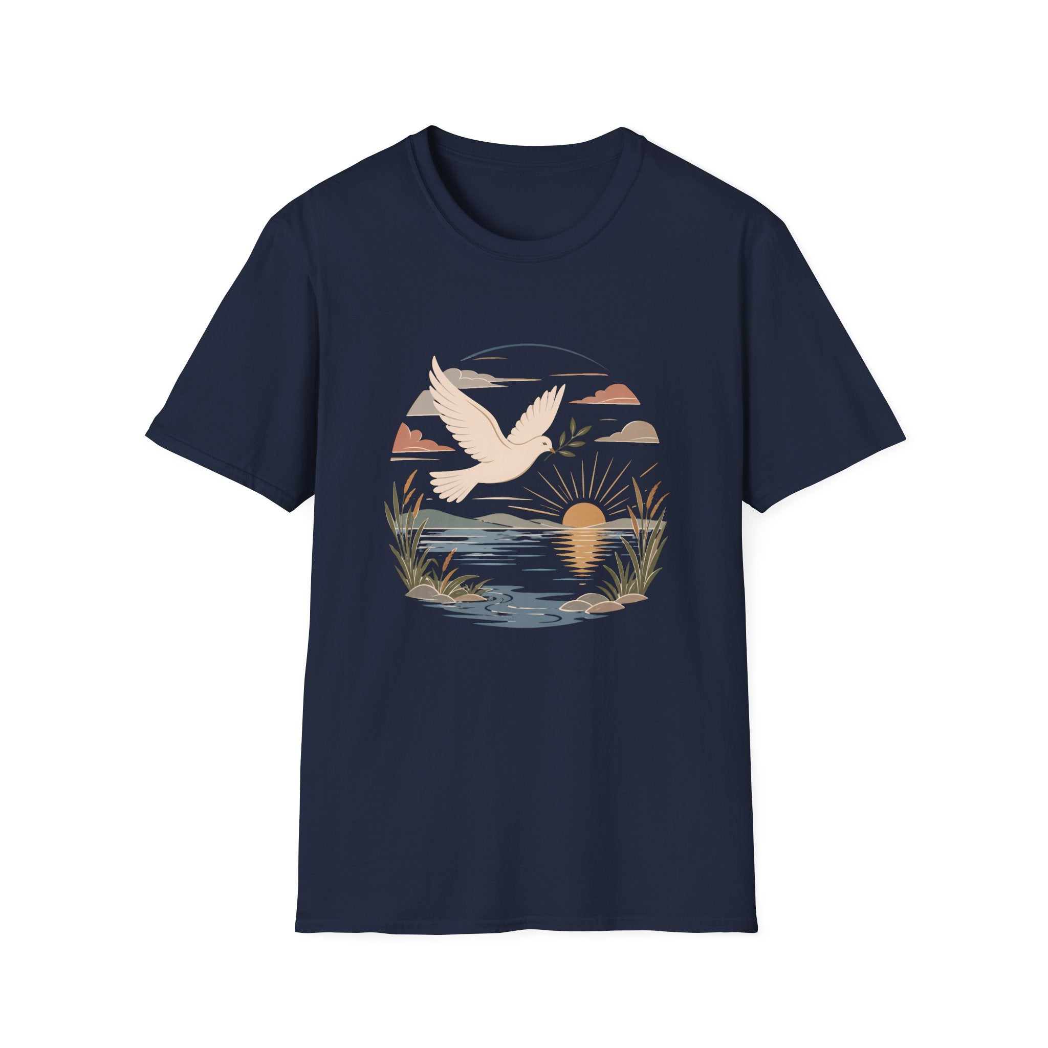 Dove Over Water T-Shirt