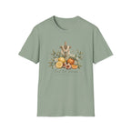 Fruit That Remains Cross with Citrus Floral T-Shirt