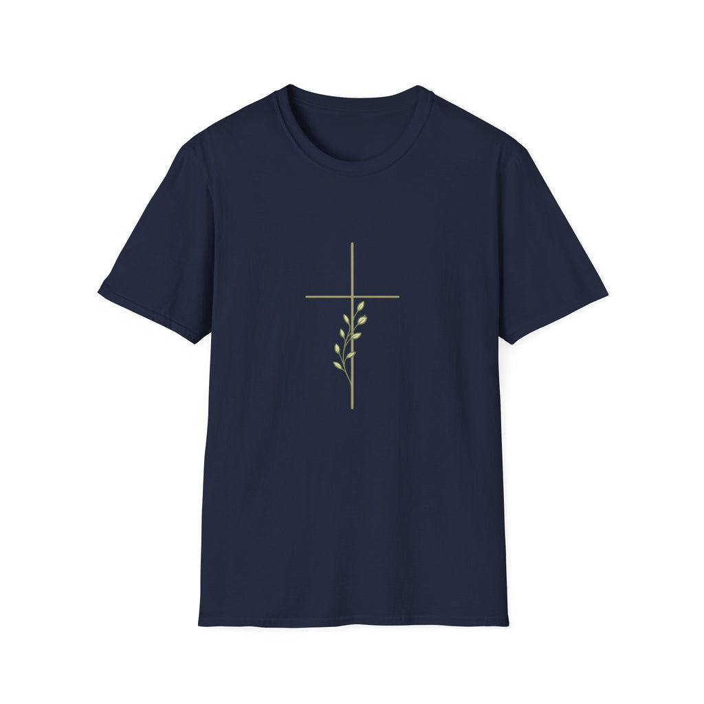 Floral Thin Cross T-Shirt