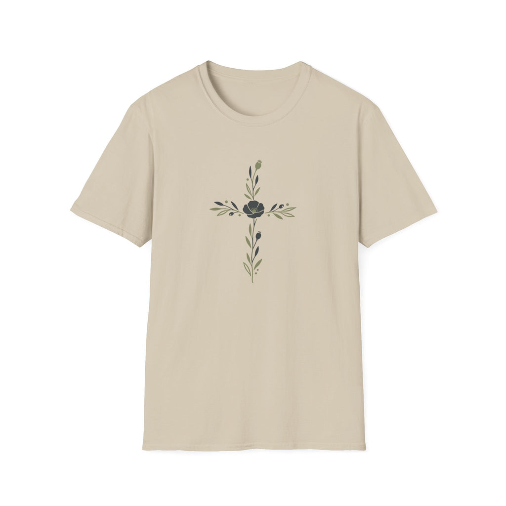 Floral Cross T-Shirt
