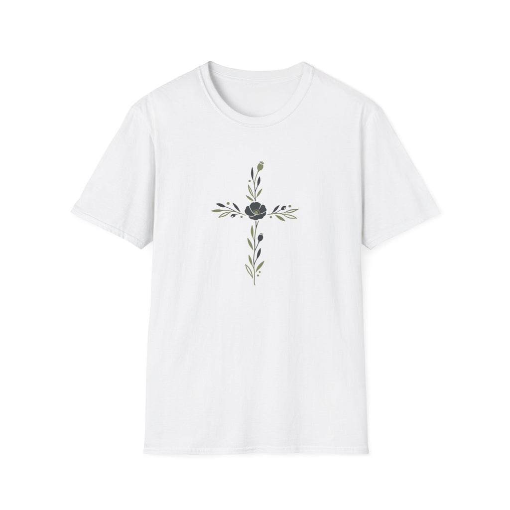 Floral Cross T-Shirt