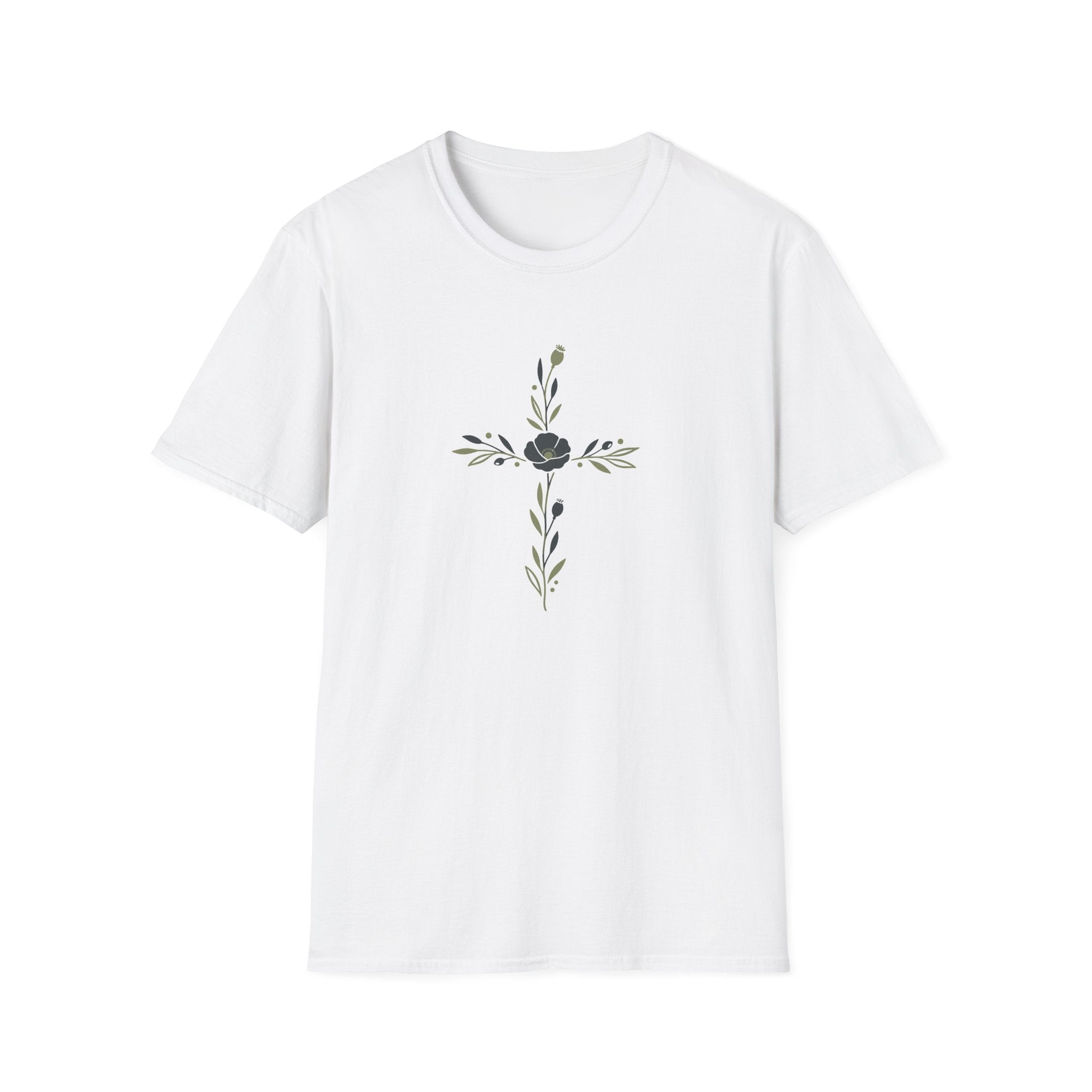 Floral Cross T-Shirt