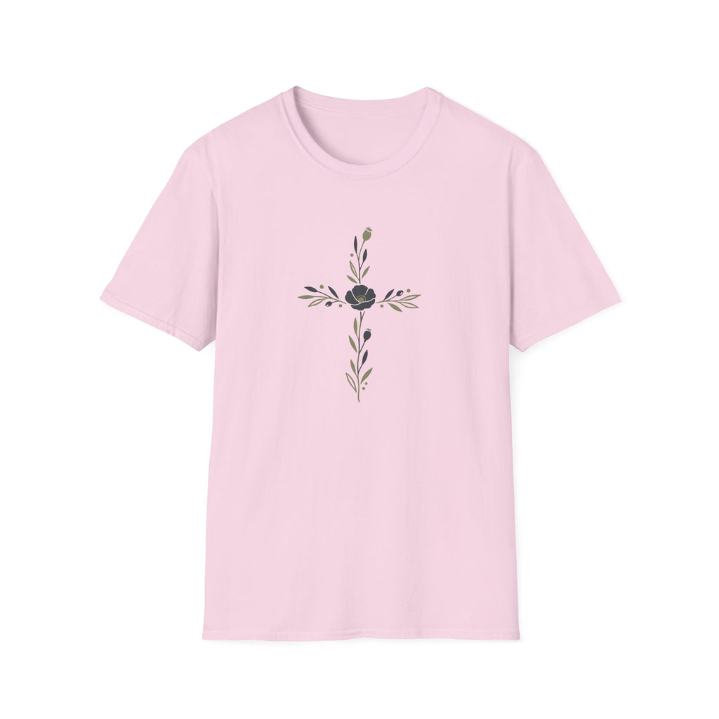 Floral Cross T-Shirt