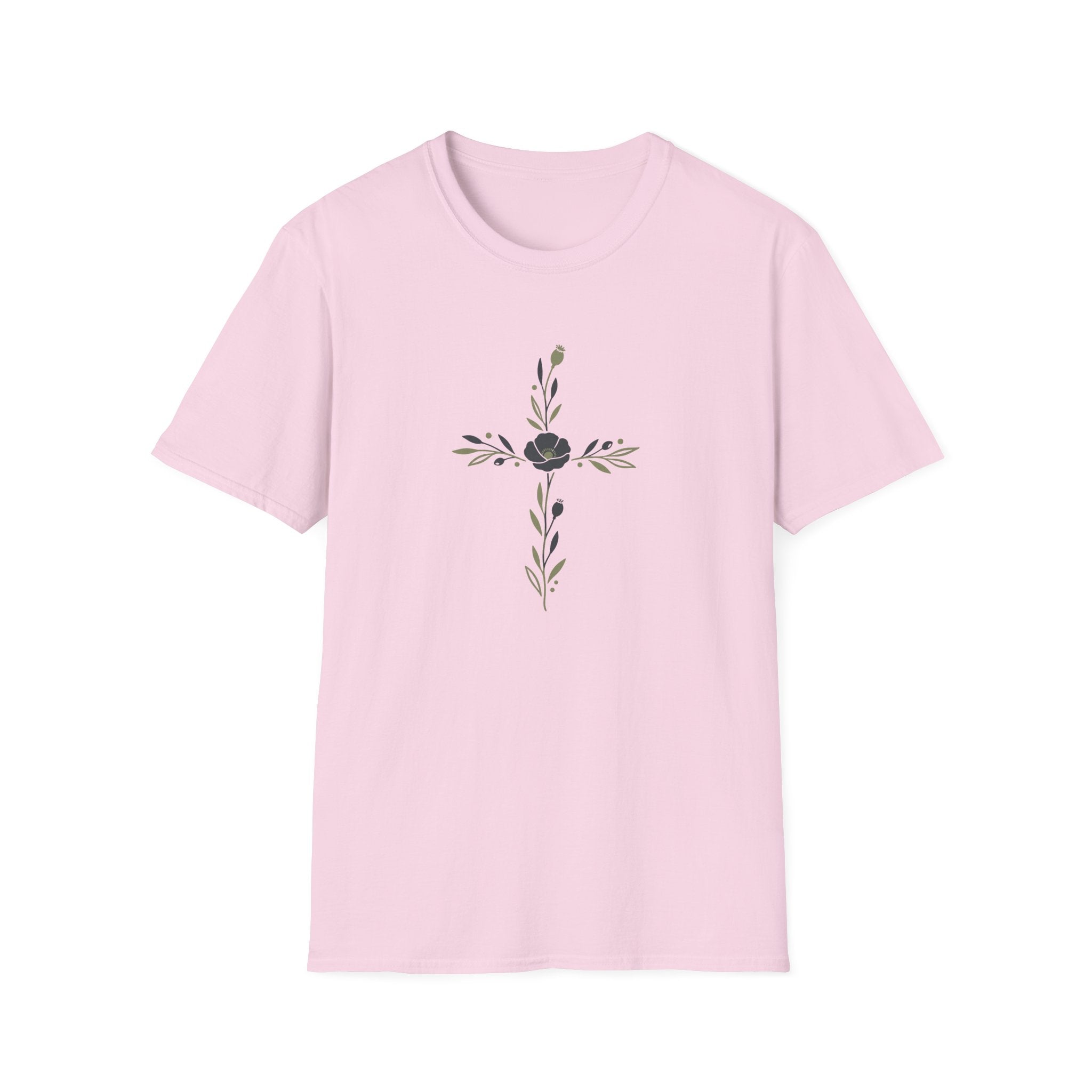 Floral Cross T-Shirt