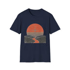 Retro Sunset and Cross T-Shirt