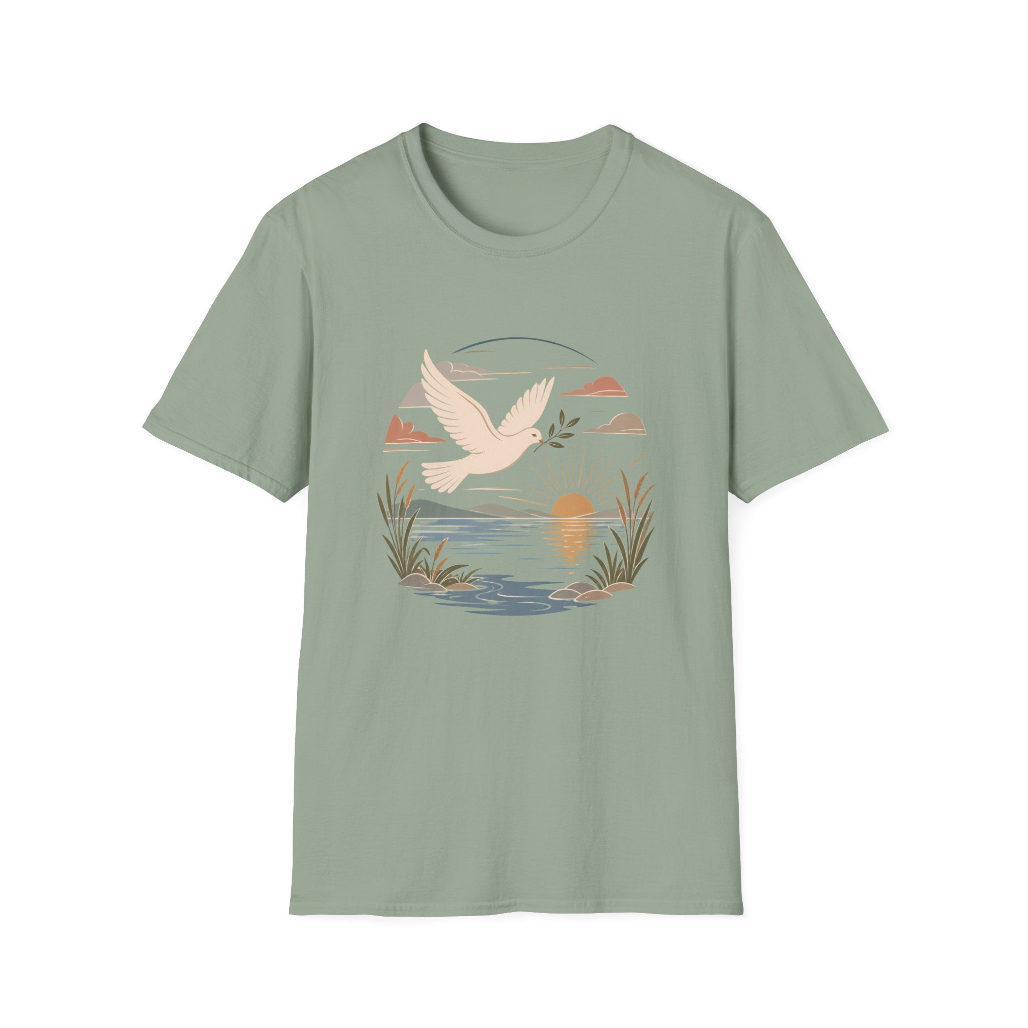 Dove Over Water T-Shirt