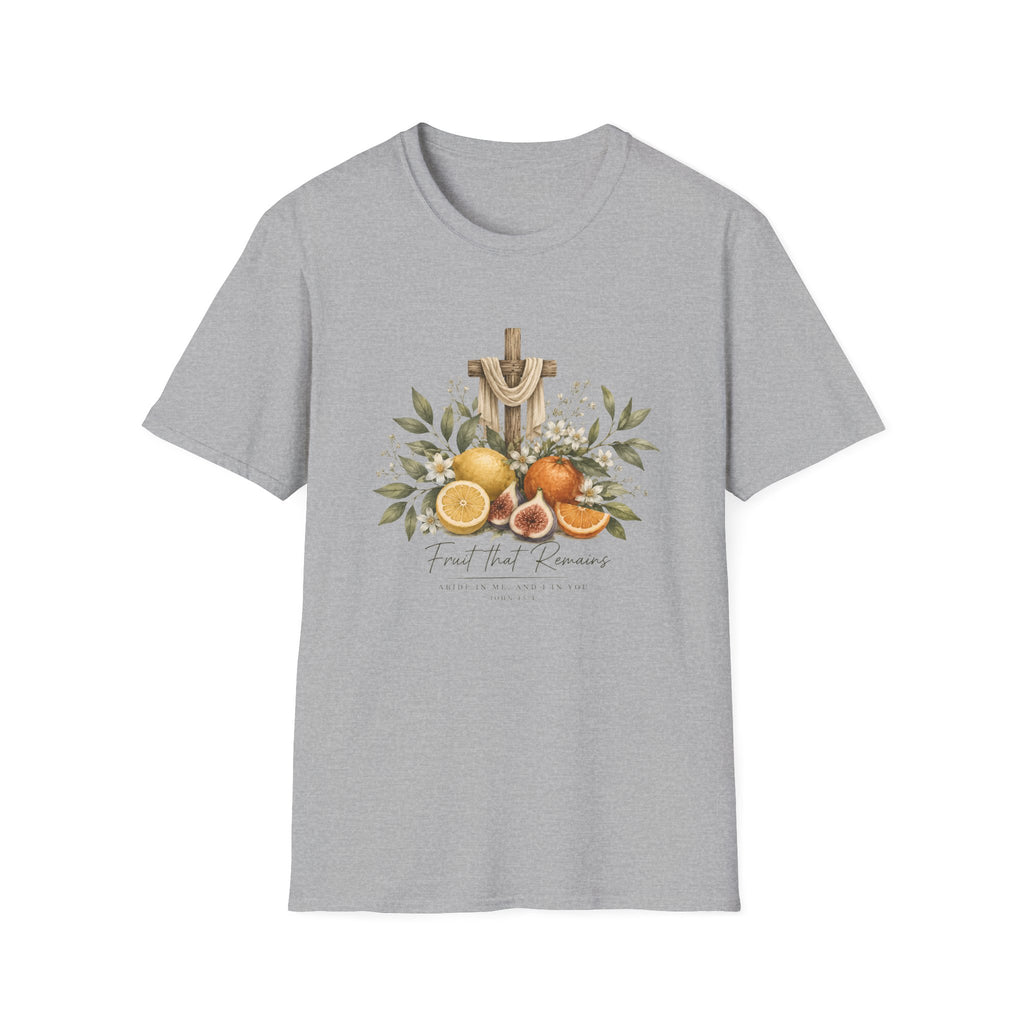 Fruit That Remains Cross with Citrus Floral T-Shirt