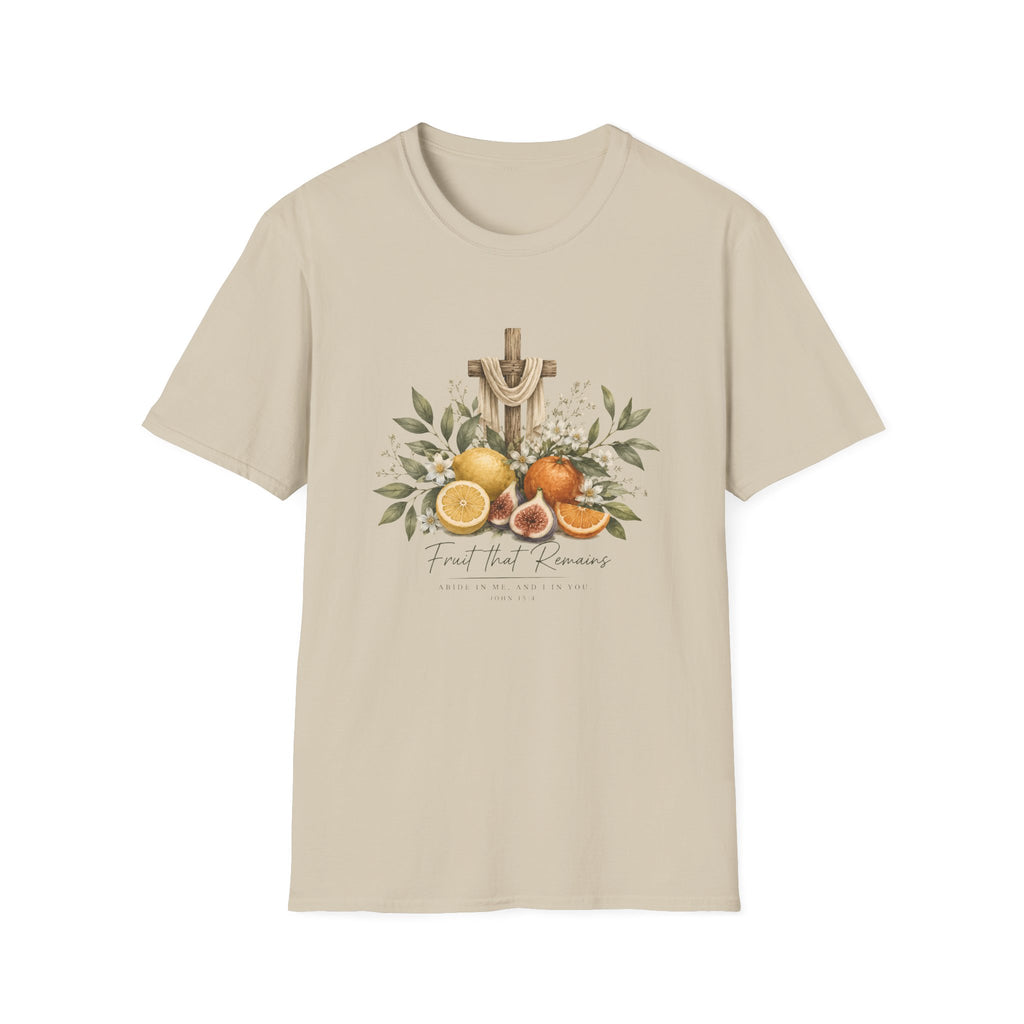 Fruit That Remains Cross with Citrus Floral T-Shirt