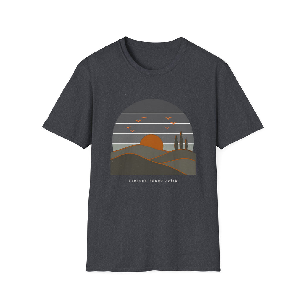 Retro Sun and Hills T-Shirt