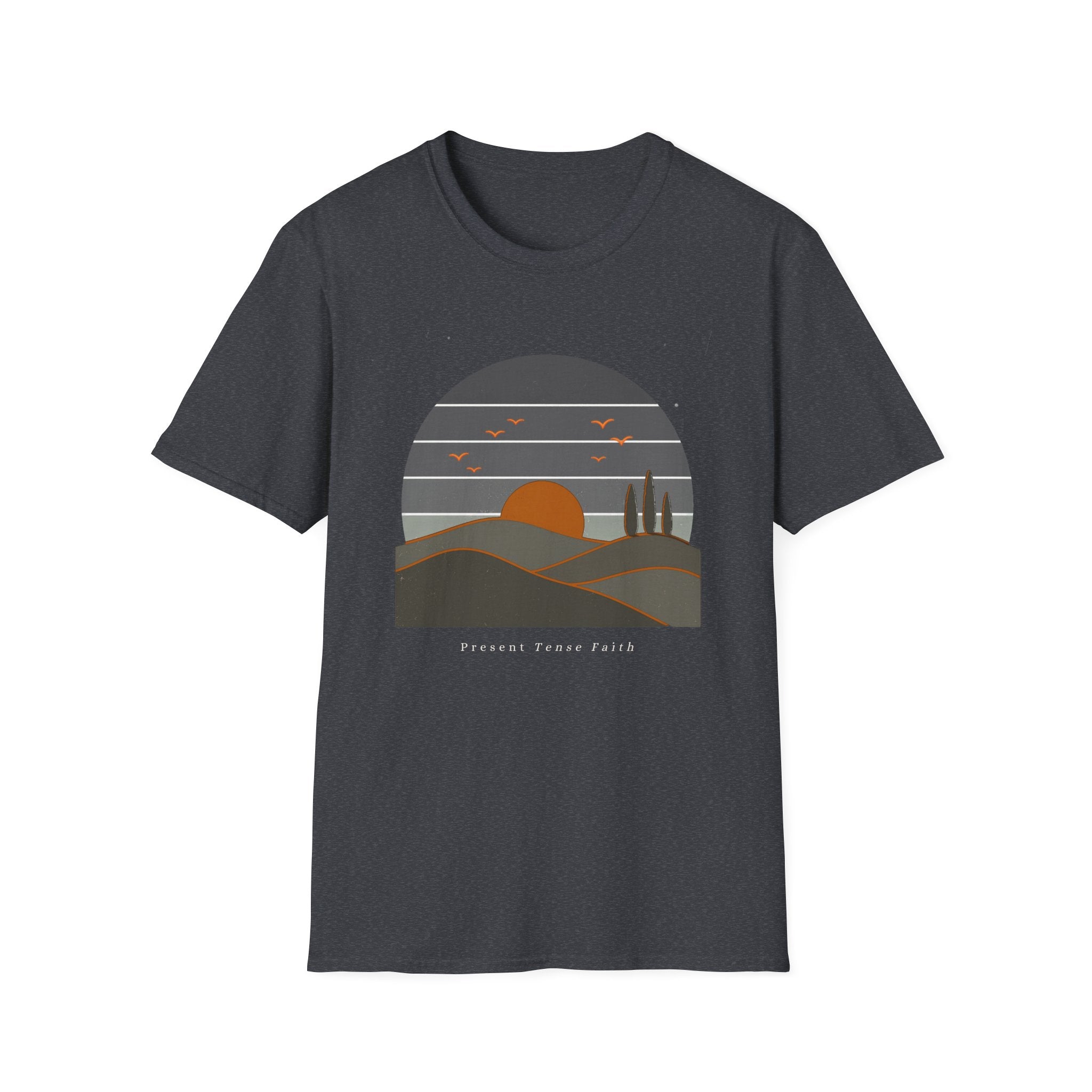 Retro Sun and Hills T-Shirt