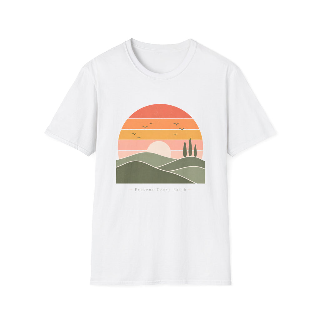 Retro Sun and Hills T-Shirt