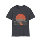 Retro Sunset and Cross T-Shirt