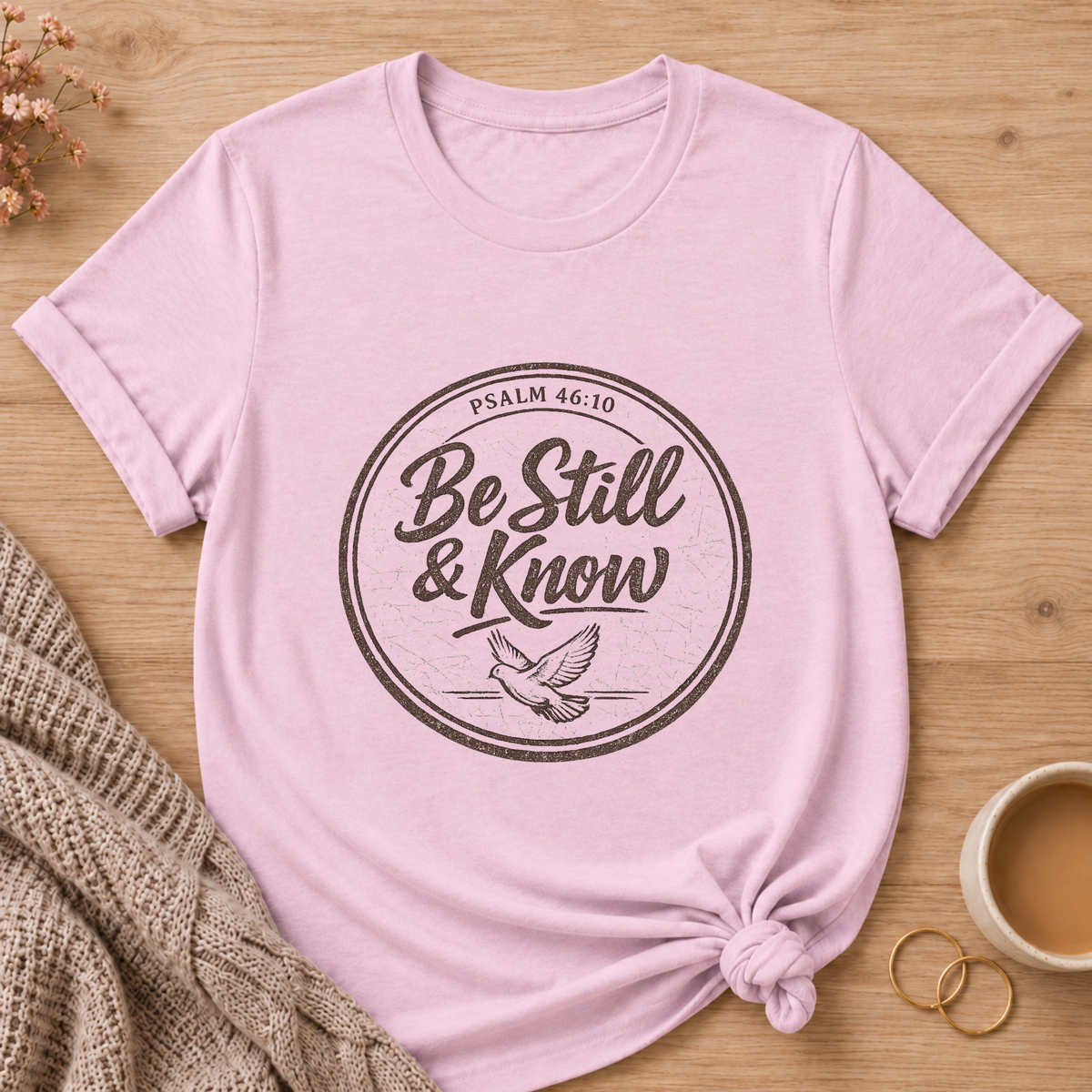 Be Still Badge T-Shirt